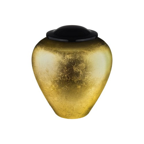 Golden serenity urn